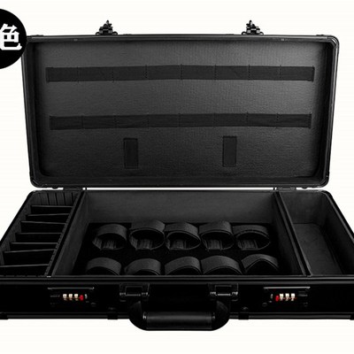 发型师美发工具箱barber外出密码手提箱剪刀电推剪收纳箱架理发店