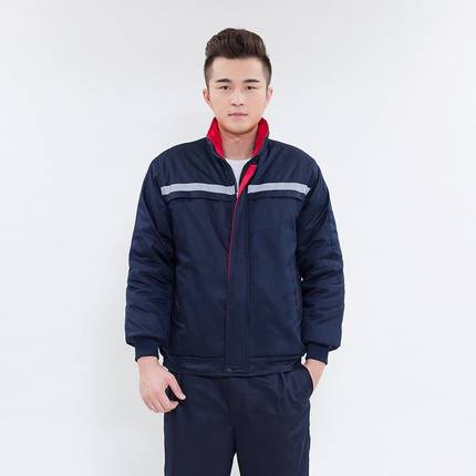 冬季船厂工作服棉服男女加厚保暖物流冷库棉袄车间劳保棉大衣电焊