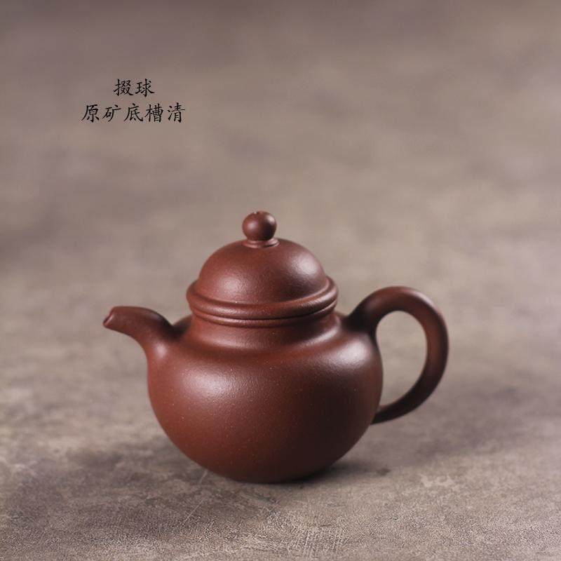 纯手工紫砂壶底槽清中式复古茶壶 150cc掇球壶宜兴手工茶具,餐饮具,茶壶,淘宝优惠券,粉丝福利购,淘宝优惠卷