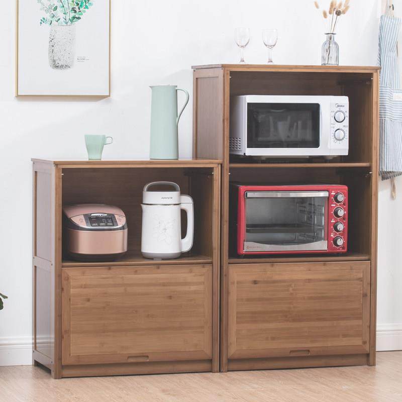 餐柜厨房置物架微波炉架落地收纳柜杂物收纳柜茶水柜木碗盘柜高柜,住宅家具,餐边柜,淘宝优惠券,粉丝福利购,淘宝优惠卷