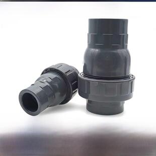 黄旗新型Upvc单关节球型止回阀单向阀20-110