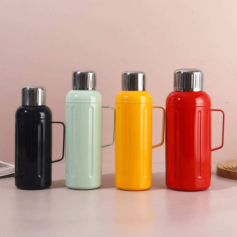 保温壶温显大容量多重密封设计长效保温便携真空保温壶户外水壶