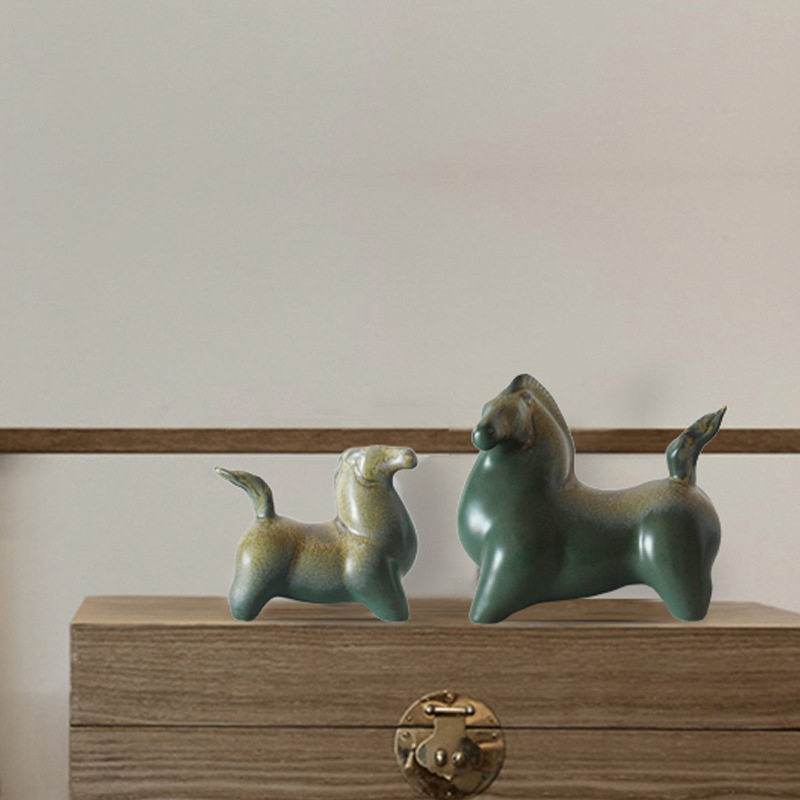 家居装饰品创意陶瓷马摆件现代电视酒柜客厅陶瓷简约办公室工艺品,鲜花速递/花卉仿真/绿植园艺,其它园艺用品,淘宝优惠券,粉丝福利购,淘宝优惠卷