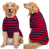 金毛拉布拉多萨摩阿拉斯加中型大型犬潮流 大狗狗衣服夏季 薄k款