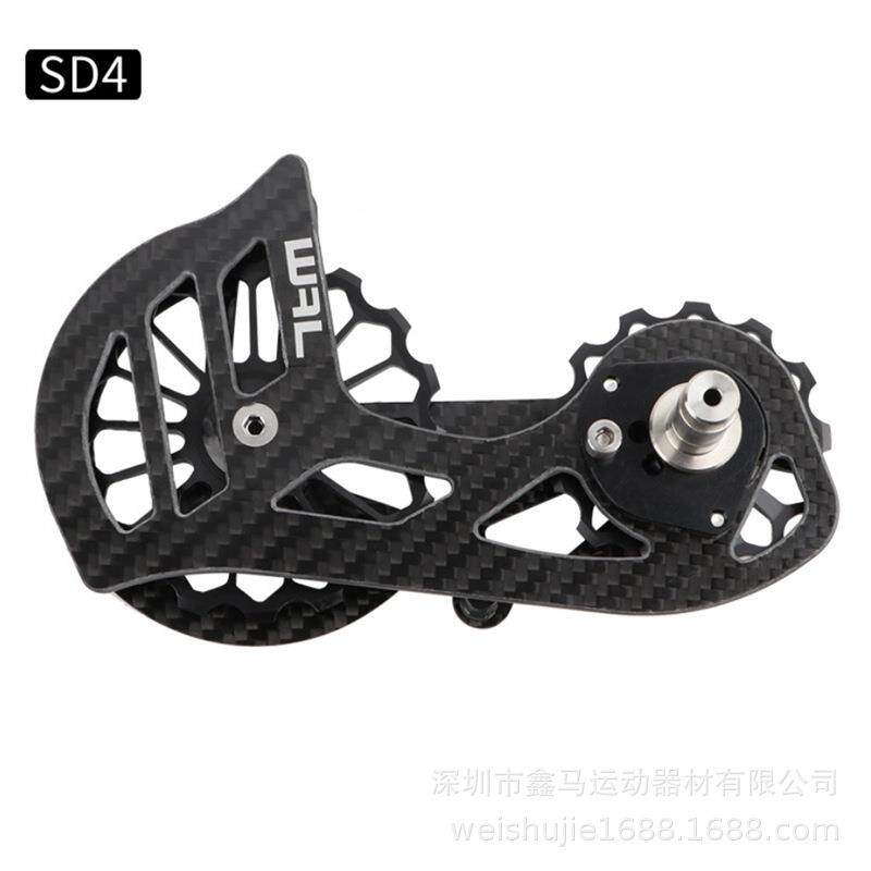 跨境公路车碳纤维大鸡腿后拨导轮5800 6000 7000 8000 9000大导轮