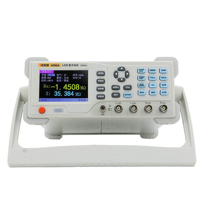 胜利台式数字电桥VC4090A 精度电阻电感电容元件 LCR电桥测试仪
