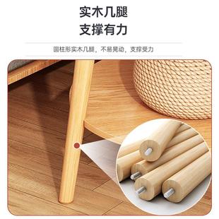 茶几客厅家用沙发边几简约现代简易小桌子圆形阳台茶桌卧室床头桌