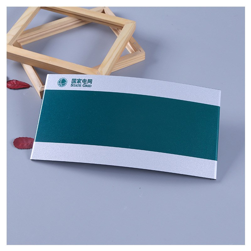 单面弧形会议室门牌 办公室单位科室牌 金属提示贴牌 定制标识牌