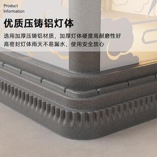 太陽能戶外防水現(xiàn)代柱頭燈景觀庭院別墅花園柱子燈圍墻燈大門口燈