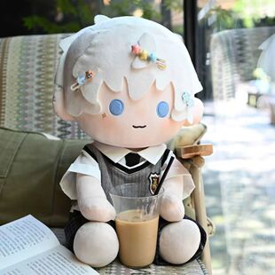 40cm厘米棉花娃娃衣服坐姿一番可爱公仔高校制服替换套装超萌娃衣