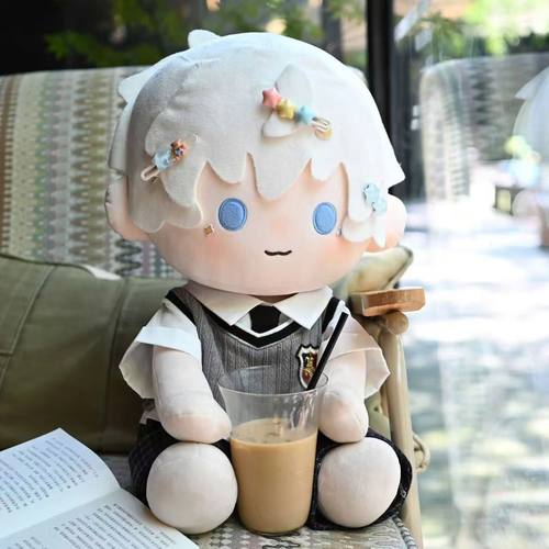 40cm厘米棉花娃娃衣服坐姿一番可爱公仔高校制服替换套装超萌娃衣