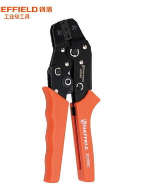 钢盾 S035061- S035066 同轴端子压接钳管型强力冷端子钳