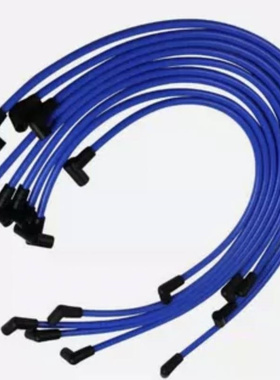 点火火花塞线组10.5MM用于HEI SBC BBC 350 383454 电子蓝色