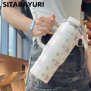 新花色20oz带手柄汽车杯20 oz汽车杯冰霸杯 大牌同款 2025年爆款