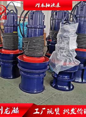 轴流泵500QZ100G-45型一体化轴流泵站用潜水轴流泵