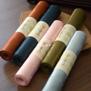 批发谈得来茶事中式织锦花卉花影长茶席茶垫茶室小清新布艺餐桌垫