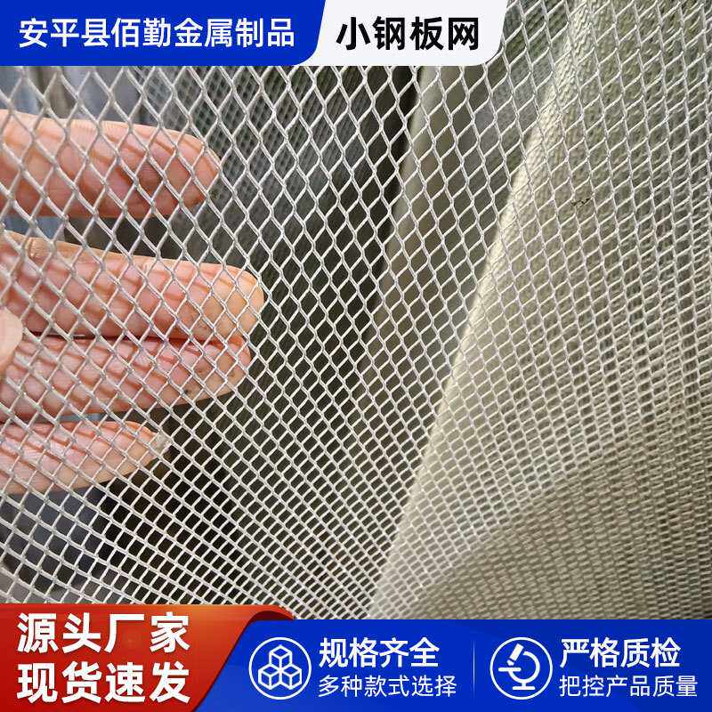 小钢板网建筑装饰抹墙音箱网 毫米微孔不锈钢菱形镀锌拉伸卷网