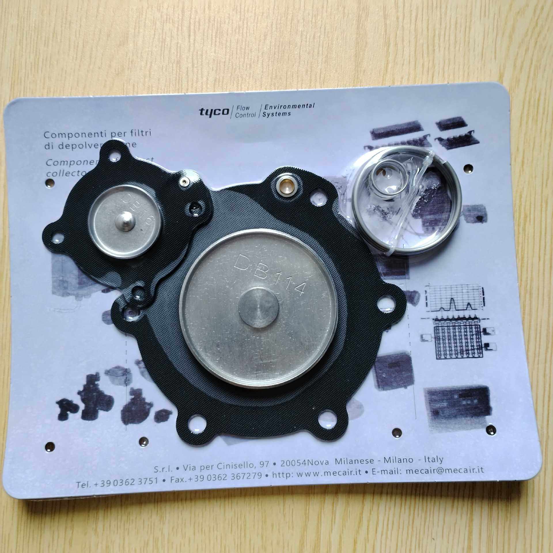 马佳尔MECAIR VNP210 VEM214 VNP314 VEM314 膜片维修包DB114/C