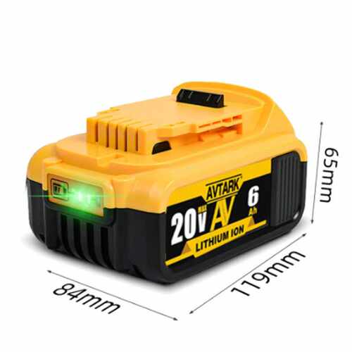 替换DeWalt工具电池锂电池18V 20V德伟MAX XR DCB205 DCB200电池