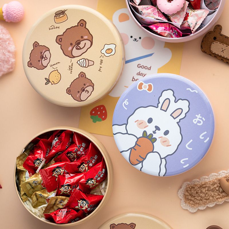 2025年曲奇铁盒马口铁饼干盒礼物盒雪花酥新年糖果包装盒烘焙