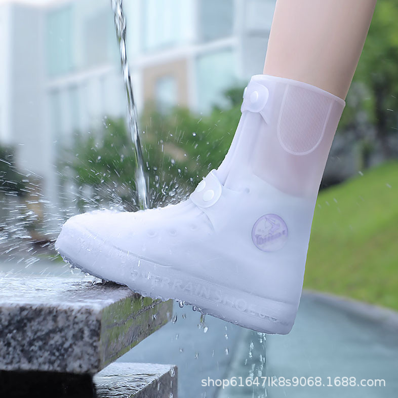 雨鞋套防水防滑加厚耐磨反复水鞋套TPE材质防雨男士女雨靴脚套