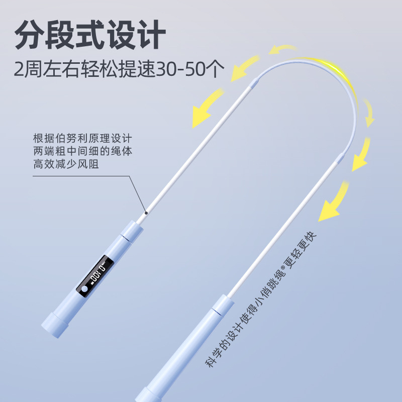 严选沙提速式跳绳计数中小学生儿童中考专用电子专业提速体育用品