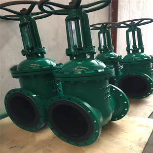 Z641J Z41J 电动衬胶闸阀 Z941J 气动衬胶闸阀 手动衬胶法兰闸阀