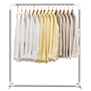 亿加亿单杆晾衣架不锈钢落地简易阳台升降晾衣杆室内可伸缩陈之堔