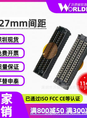 SEAF-19-05.0-L/S-06-2-A-K-TR母头6排114Pin1.27mm间距连接器