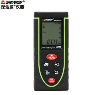 100M锂电语音红外线电子尺家装 深达威测距仪SW 60米 测距 M40A