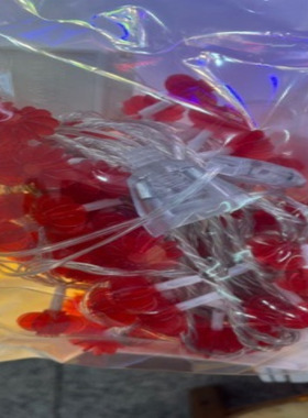 220v10米红色灯笼颜色10米一根可往后接led灯串