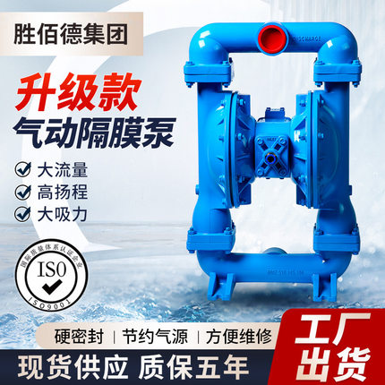 SZB20型金属气动隔膜泵自吸式隔膜泵水处理工业化工泵厂家批发