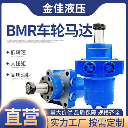 BM2/BMR液压马达低速大扭矩扫雪机行走摆线液压马达可替代danfoss