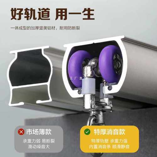 ?轨道窗帘滑轨铝合金重型导轨顶装LU型90度阳台飘窗客厅滑道窗帘