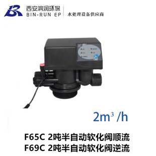 润新2吨半自动软化阀 60002 F69C 70002 进出水口6分 F65C