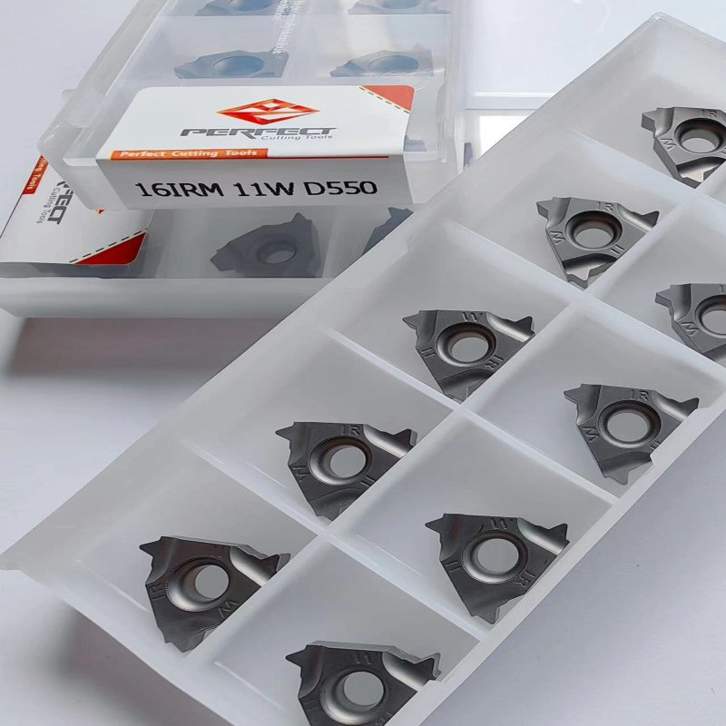 普菲特金属陶瓷螺纹刀片16E/IRM1.5/2.0ISO/11W/14W/AG55/60 D550