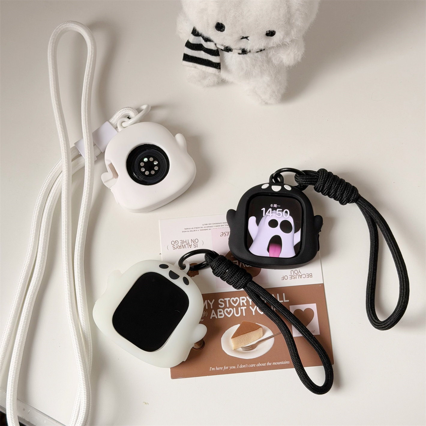 个性幽灵适用于苹果iwatchS11保护套SE2手表壳3456卡通789可爱S10