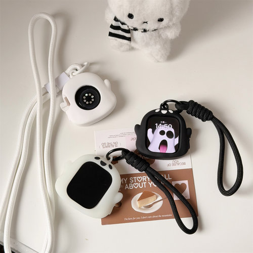 个性幽灵适用于苹果iwatchS11保护套SE2手表壳3456卡通789可爱S10