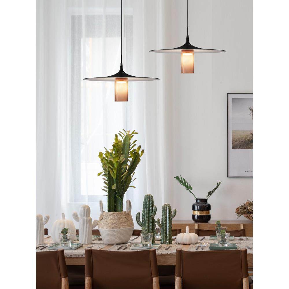 后现代设计师创意飞碟吧台极简餐厅工业风个性咖啡吧玻璃卧室吊灯,家装灯饰光源,餐厅吊灯,淘宝优惠券,粉丝福利购,淘宝优惠卷