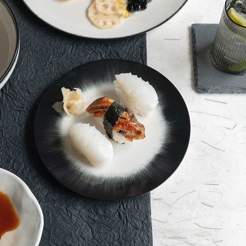 比利时Serax Ann Demeulemeester暗黑餐具盘子 西餐盘水果点心盘