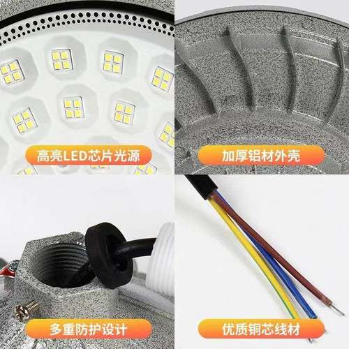 led防爆吸顶灯圆形防爆隔爆型工业仓库化工厂房加油站专用防爆灯