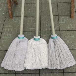 老船长拖把 纯手工纱线家用手拧水墩布 加大号圆头地拖老式 水拖把