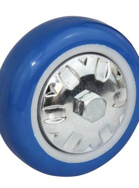 2系中型3寸蓝色静音PU刹车轮承载80公斤脚轮2-3WJ54-SC1