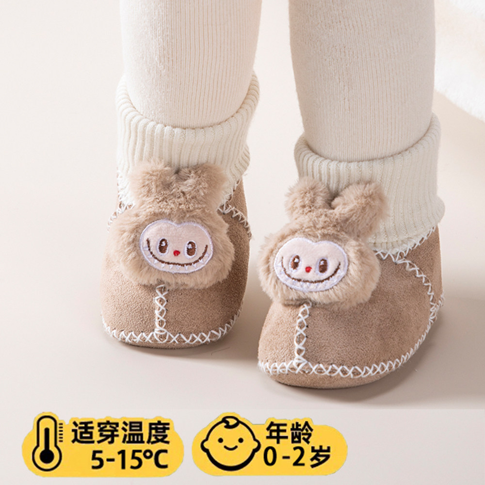冬季步前鞋子地板鞋室内鞋怀抱婴儿鞋袜初生儿童鞋保暖