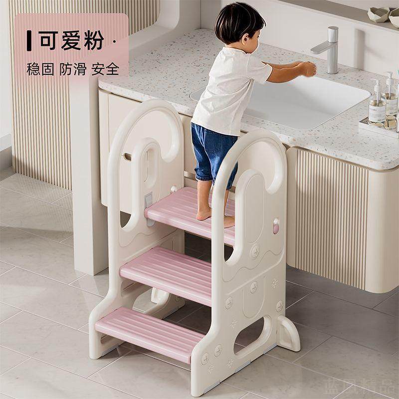 5宝宝洗手台阶凳扶手凳洗漱凳阶梯踩凳踩脚凳儿童马桶脚凳垫脚,婴童用品,阶梯凳,淘宝优惠券,粉丝福利购,淘宝优惠卷