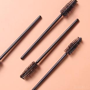 眉刷眉笔配套专用螺旋眉刷塑料杆眉梳睫毛刷美妆工具化妆工具
