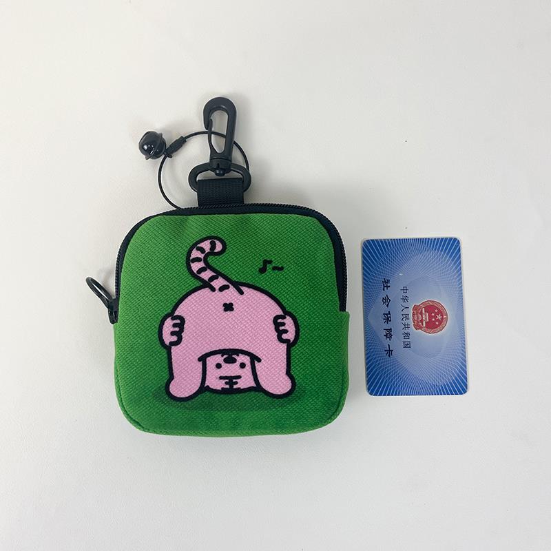 DIY定制方形少女迷你零钱包钥匙收纳小卡袋硬币包印logo企业礼品