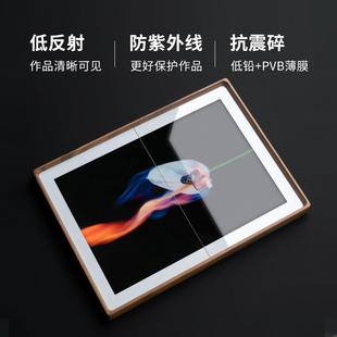 定制高清低反射亚克力高透玻璃透光防紫外线不反光画框相框面板