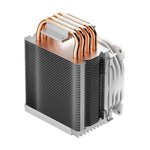 乔思伯CR1400幻彩版白色散热器 电脑台式四热管ARGB风冷CPU散热器