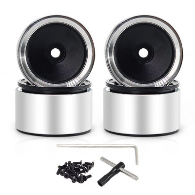 1/18 TRX4M 复古轮毂1.0英寸金属轮毂 攀爬车SCX24铝合金轮毂D295